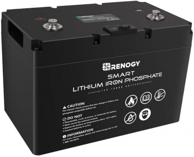頂級新能源品牌-RENOGY鋰鐵電池12v/100AH